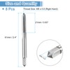 sourcing map 8pcs Straight Flute Thread Tap, M5 x 0.8