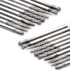 YUFUTOL 20pcs Solid Carbide Burr Set 0.118‘’（3mm）Shank Tungsten Carbide Rotary