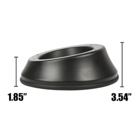 PIT66 Universal Angled Speaker Enclosures Boxes Surface Mount Compatible with Rear Deck Or Door Auto Boat Speaker Pod Spacer, 2 PCS Install 6"X 9" Speakers