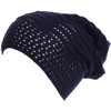BYOS - Gorro de punto de ganchillo para mujer, ligero