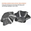 FOCCTS 6 Pack Taco Salad Shell Mold, Non-Stick Taco Bowl