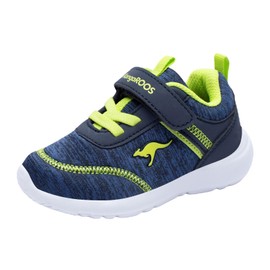 KangaROOS Unisex Children's Ky-chummy Ev Trainers, Dk Navy Lime