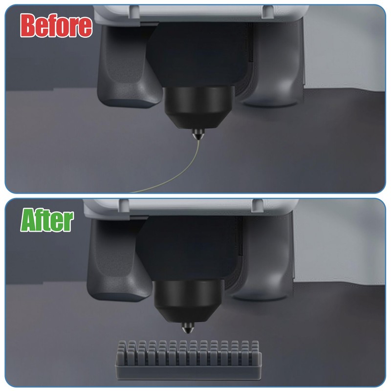 Joez Wonderful 2 Pcs Silicone Nozzle Brush for Bambu Lab