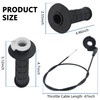 Throttle Cable Kit,Bike Throttle Assembly with Twist Throttle & 47"
