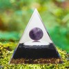 Positive Energy Pyramid 6cm Star Sky Tai Chi Healing Crystal