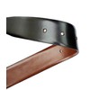 STARHIDE Mens Twist Reversible Black To Brown Leather Dress Belt