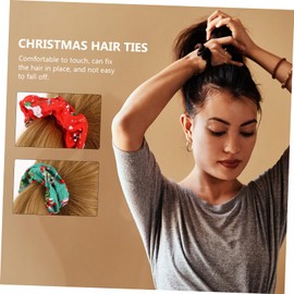 Healvian Adorable Yellow Hair Ties Christmas Hair Ropes Spiral Bands for Girls Random Style