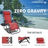 Kemon Zero Gravity Folding Lounge Outdoor Patio Adjustable Reclining Chair