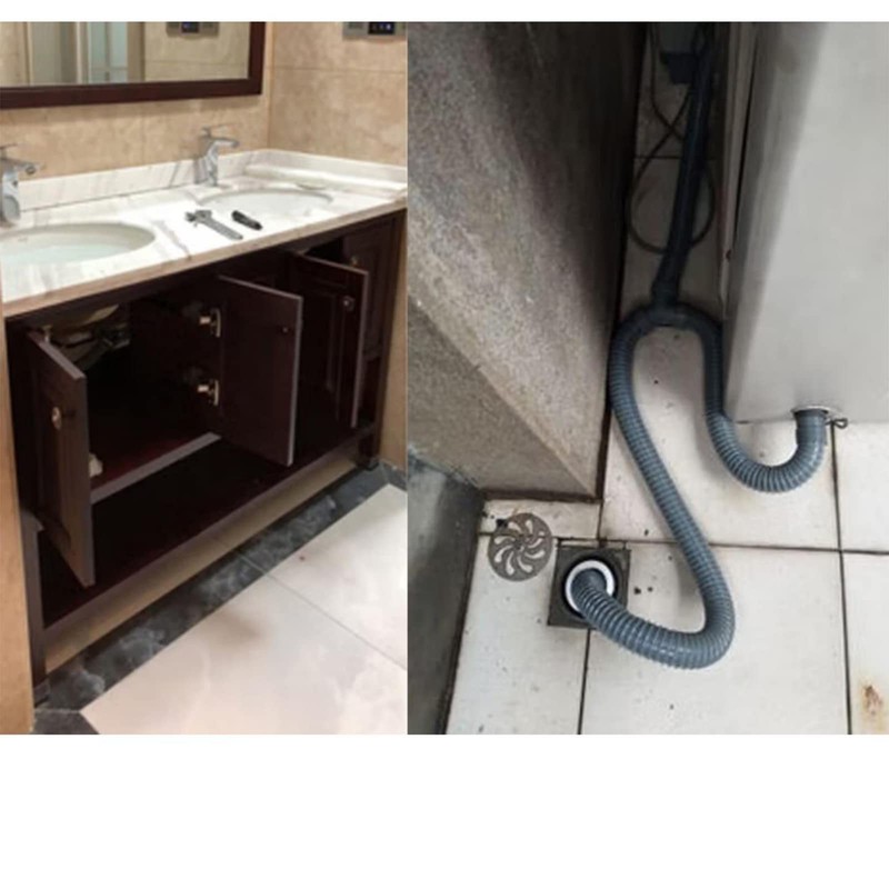 Drainage Hose Pipe 3 Way Double Ended Kitchen Wash Basin