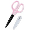 Plus SC-175SF+34-547 Scissors, FitCut Curve with Fluorine Coat, White/Pink