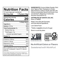 Kyhv Nutrition Hydration Electrolyte Drink Mix Powder Stick Packs, Strawberry Lemonade - Balanced Sodium, Potassium, Magnesium, Vitamin C, Zero Sugar, Monk Fruit Sweetener (12 Packets)