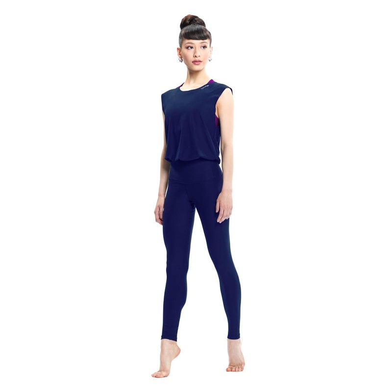Winshape JS102LSC Women's Functional Comfort Jumpsuit, Blue, JS102LSC-DARK-BLUE-XXL