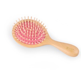 TAN MUJIANG Wooden Hair Brush for Long Hair Dolphin 1 pc