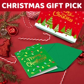 HAPPYPOP Candy Cane Socks Kids Christmas Socks - Boys Girls Socks 2-3 Year Old With Greeting Card