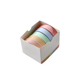 VILLFUL 5pcs DIY Decorative Tape Washi Tape Beautiful Colors Wrapping for Journals Wall Art Photo Frames