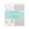 aden + anais Essentials Classic Poplin Crib Sheets, 100% Cotton