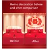 Semli Traditional Chinese Wedding Party Decoration Dragon Phoenix Door Stickers