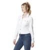 Jessica Simpson Women's Pixie Denim Jacket, White/White, Large