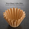 MUCXNIIY 2-5 Cup Coffee Filters, Pack of 100 Unbleached Coffee