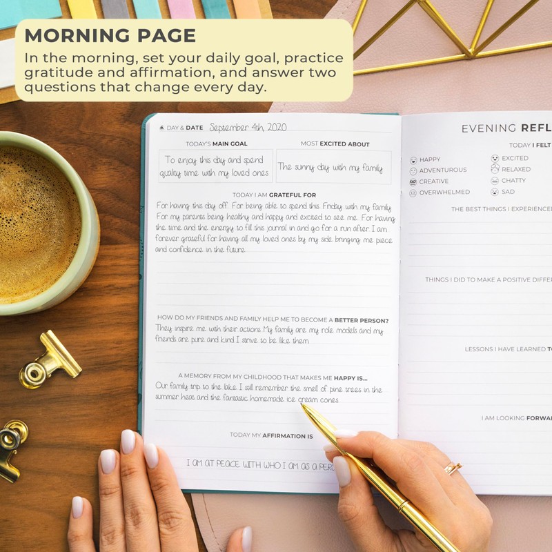 Clever Fox Gratitude Journal – Happiness, Positivity & Affirmation Daily