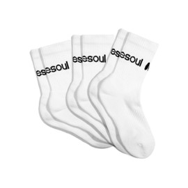 doublesoul Men & Women 3 Pack Crew Socks; Organic Cotton