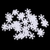 50 Pieces Snowflake Christmas Patches Padded Felt Applique Accessories DIY