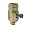 WOYTTSYSM 3-Way Table and Floor Lamp Sockets with Push ON/OFF