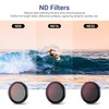 JJC 4-Pack ND CPL Filter Kit for DJI Osmo Action