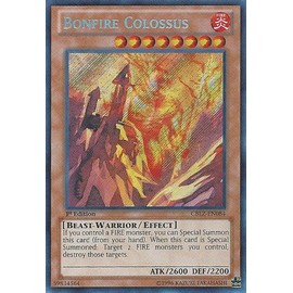 YU-GI-OH! - Bonfire Colossus (CBLZ-EN084) - Cosmo Blazer - 1st Edition - Secret Rare