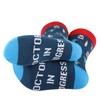 CENWA 1 Pair Doctor in Progress Socks Appreciation Gift, Blue,
