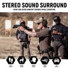 ACT FIRES Active Noise Reduction Earmuffs with Patriotic Flag Design,