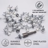 SKIR'CO Pack of 25 Roofing Screws 4.8 x 25 mm