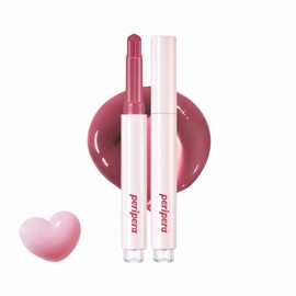 PERIPERA Heart Jam Glow Lip – Hydrating Glossy Lip Tint with High Shine (06 Cherry Smoothie)
