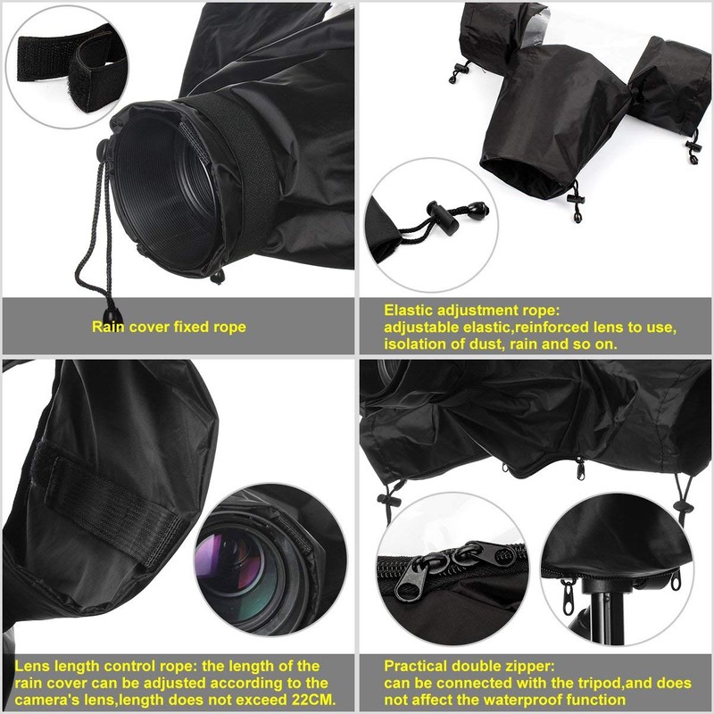 1 x DSLR waterproof camera rain cover, waterproof protective case