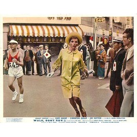 Walk Dont Run Original British Lobby Card Samantha Eggar Running Marathon