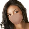 DALIX Skin Tone Cloth Face Mask 3 Layer Filter Pocket