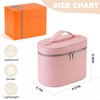 UUYUUY Makeup Bag Vanity Case Cosmetic Bag with Removable Divider