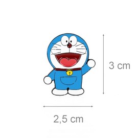 Distrigeek Doraemon Manga Anime Metal Enamel Collection Pin Badge for Kids Nobi Nobita Enamel No Gems, enamel, No gemstones