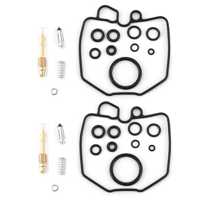 2 Sets Motorcycle Overhaul Carburetor Rebuild Kit Fit for Honda