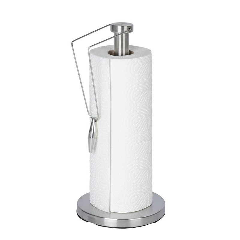 Wenko Deluxe Matte Steel Paper Towel Holder