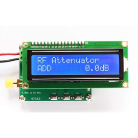 Taidacent Power Meter Calibration Power Measurement 1MHz ~ 10GHz -50~0dBm Power Attenuation Value Can be Set