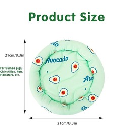 Pet Cushion Hamster Cooling Pad Rabbit Bed Summer Ice Silk Floor Mat, 1Pc Rabbit Bed Hamster Bedding Cooling Cushion Small Pet Floor Pad, Green