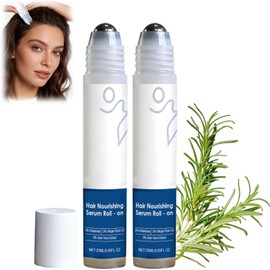 SINYI 2PCS Aceite Esencial de Romero para Cabello,Suero Anticaída con Roll-On, Rosemary Hair Growth Serum Roll On,Con aplicador de rodillo,Crecimiento de Cabello,Reduce la caída del cabello y nutre el cabello