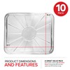 Disposable Foil Oven Liners (10 Pack) Oven Liners for Bottom