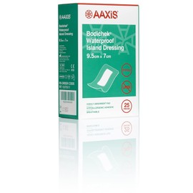 Bodichek Waterproof Film Island Dressing, 25 Pieces, 9.5 x 7 cm Size