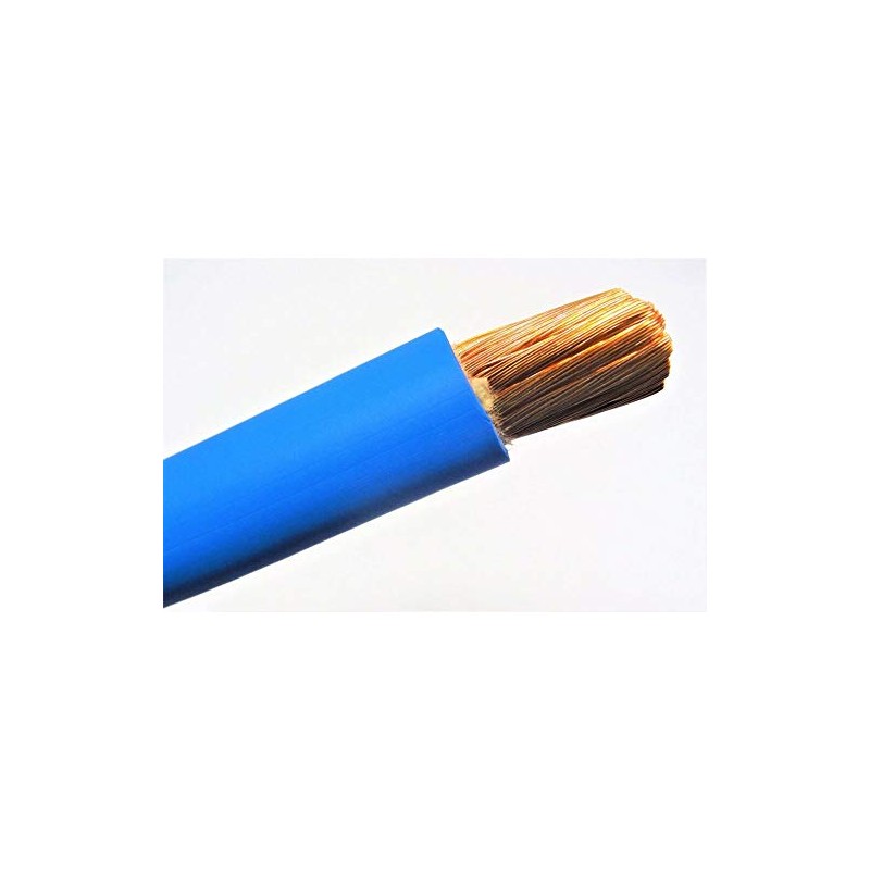 25' - 2 AWG COPPER WELDING/BATTERY CABLE BLUE 600V EPDM