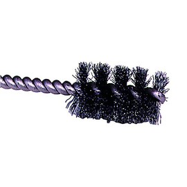 Weiler 21075 5/8" Power Tube Brush, .005" Steel Wire Fill, 1" Brush Length, Made in the USA