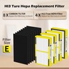 VALZONE 4 Pack FLT4100 HEPA Replacement Filter Size E Compatible