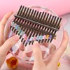 Kalimba 17 Ki, Round Acrylic Rainbow Sam Piano, Thumb Piano,