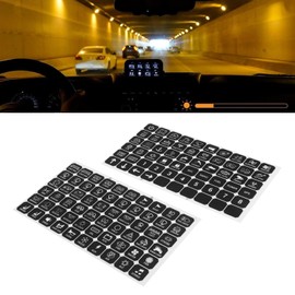 Micro Traders 120pcs Switch Panel Small Stickers Switch Label Decal Multifunction Button Sticker for Cars Boats Trailers Compatible with Auxbeam Switch Panel BA80 GA80 BB80